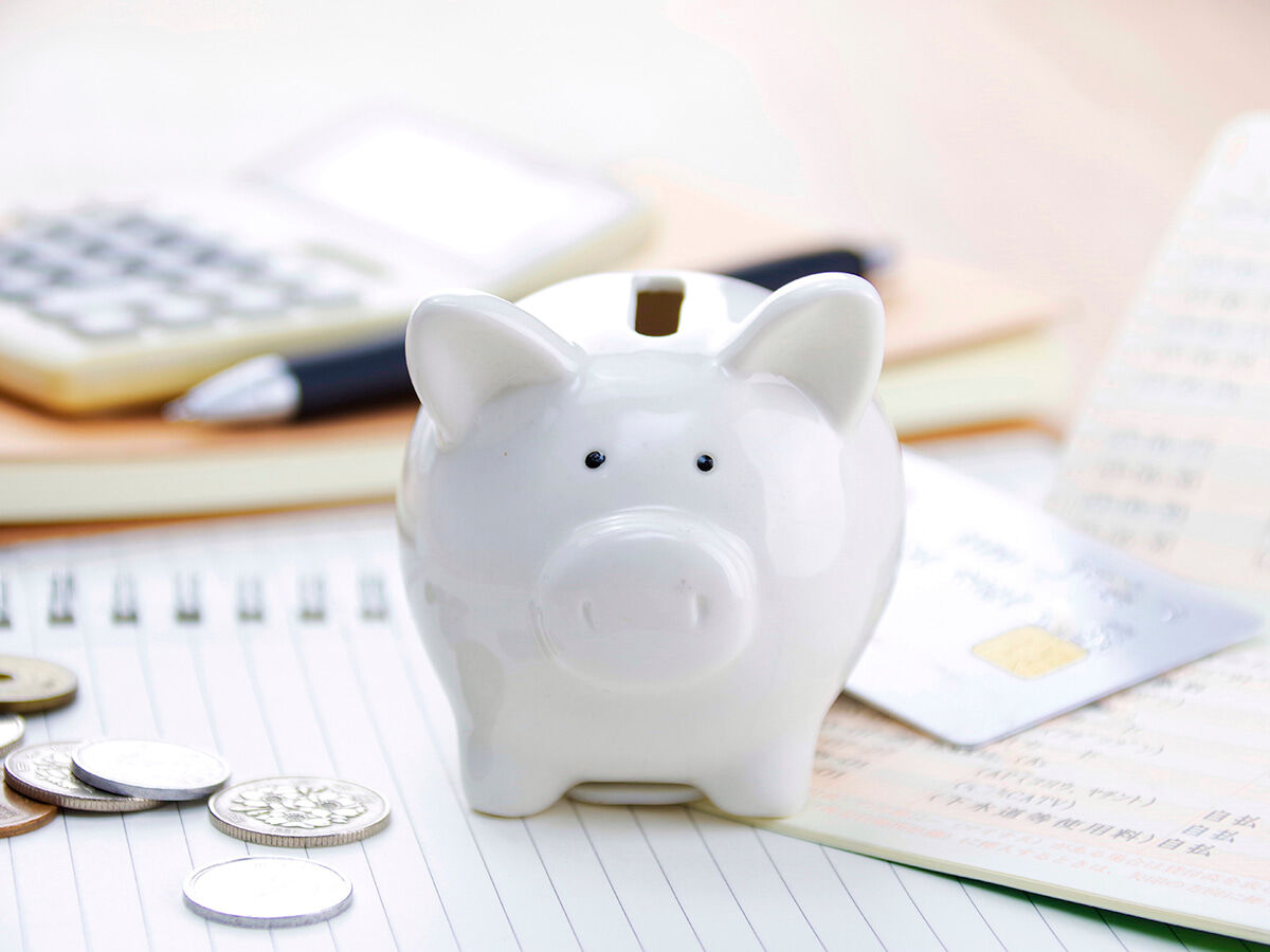 貯金箱の画像