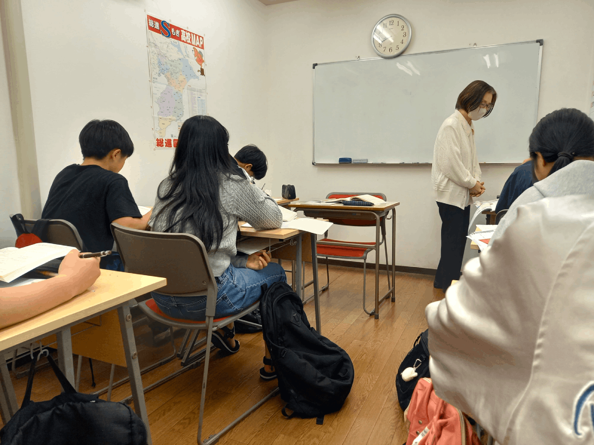 フラップ学習塾の授業の様子