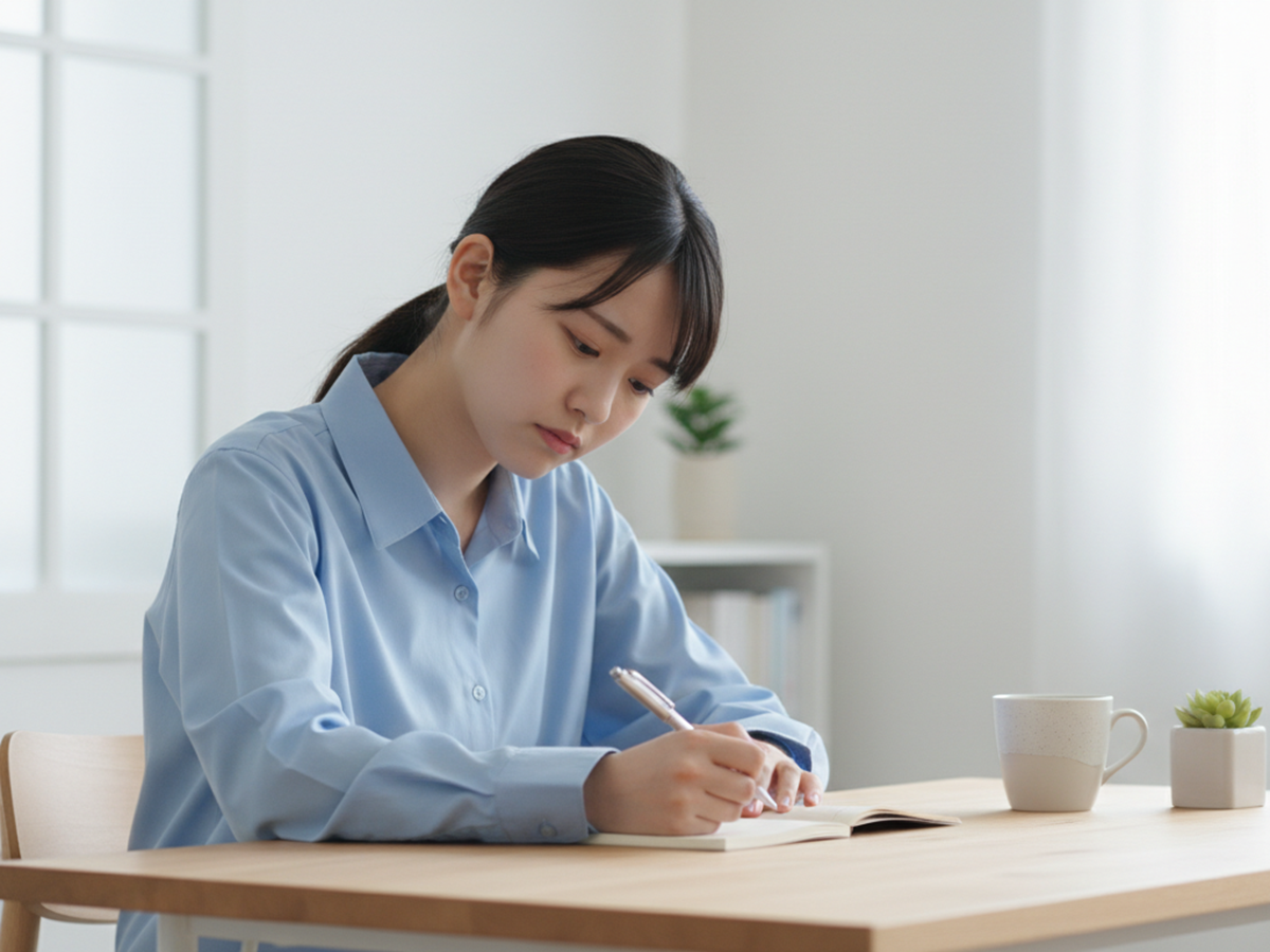 総合型選抜の対策をする学生をイメージした画像